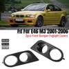 2 buc. Capace Proiectoare Bara Față cu Orificii Duble Accesoriu Auto Potrivit pentru E46 M3 2001-2006 Grile de Protecție Proiectoare Cețuri Accesorii Auto
