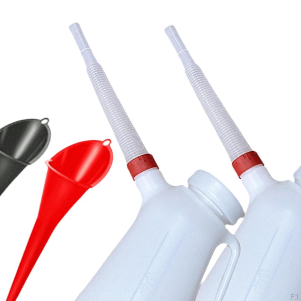 Oil Jug Measuring Container Automotive and Flexible Funnel Set Dispenser