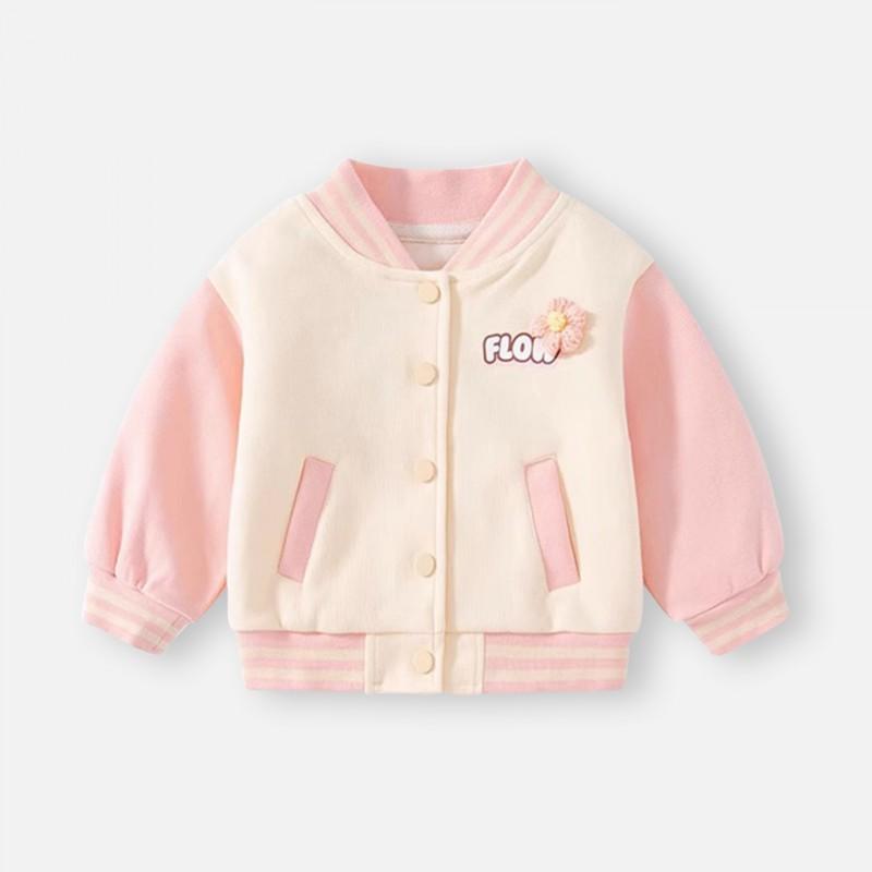 Girls Jacket 2026 Toddler Cotton Soft Fleece Outerwear 1-3 Years Old Baby Casual Open Front Cardigan