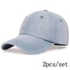 Unisex Light Board Denim Washed With Water Baseball Caps Spring And Autumn Outdoor Adjustable Casual Hats Sunscreen Hat