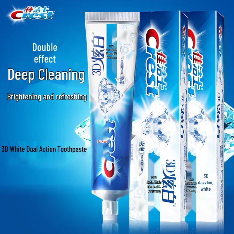 Crest 3D Dual-Action Whitening Toothpaste