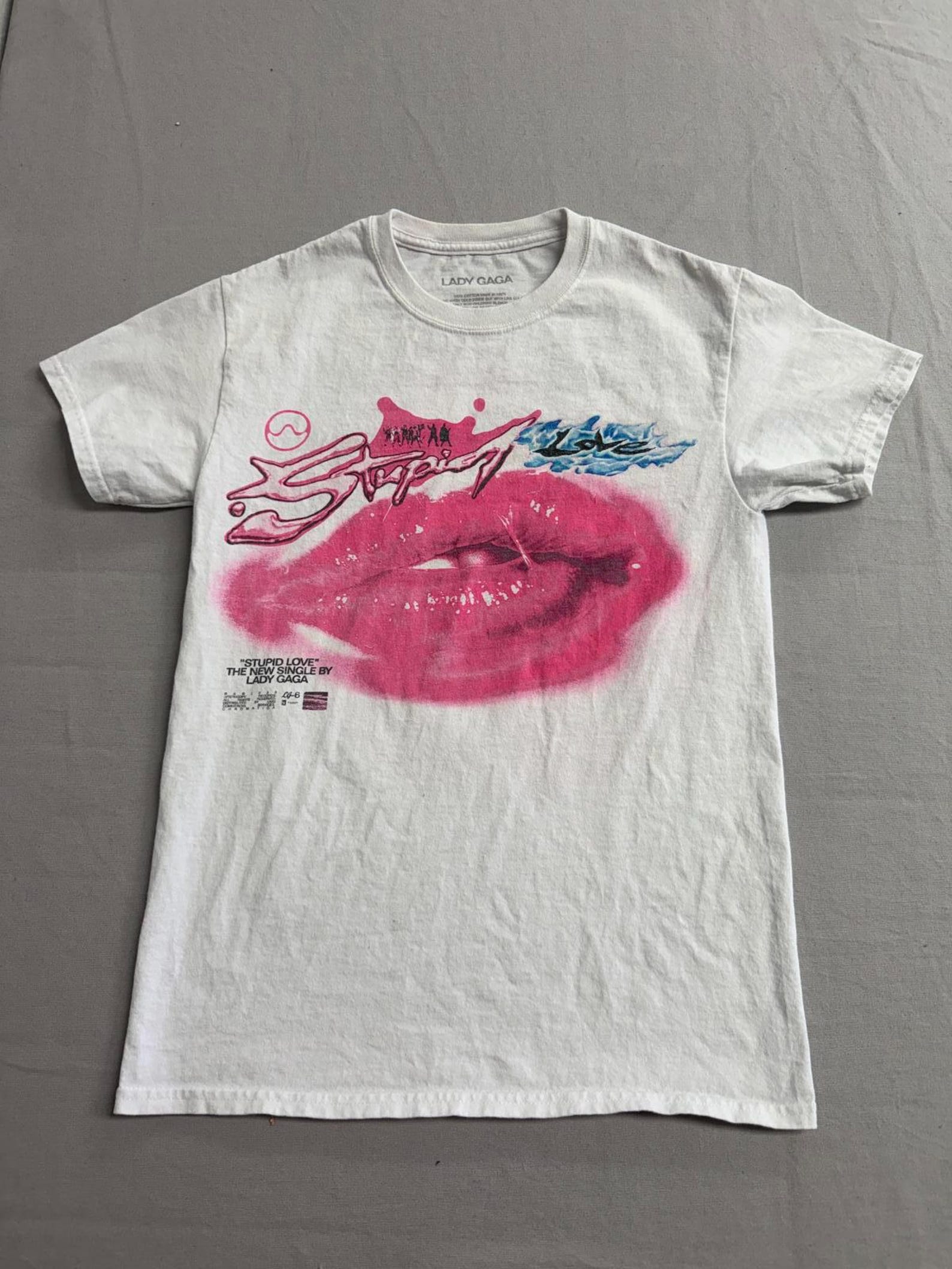 Lady Gaga Stupid Love Song T shirt Promo Chromatica Album -S S