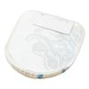 Senko DECORMUSEE Samira Toilet Lid Cover with Adhesive Compatible with Regular and Cleaning Floral Antibacterial and Made in Product Number 31904