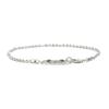 SEWNSWEN SILVER SLIM TWINKLE LARVA CHAIN bracelet