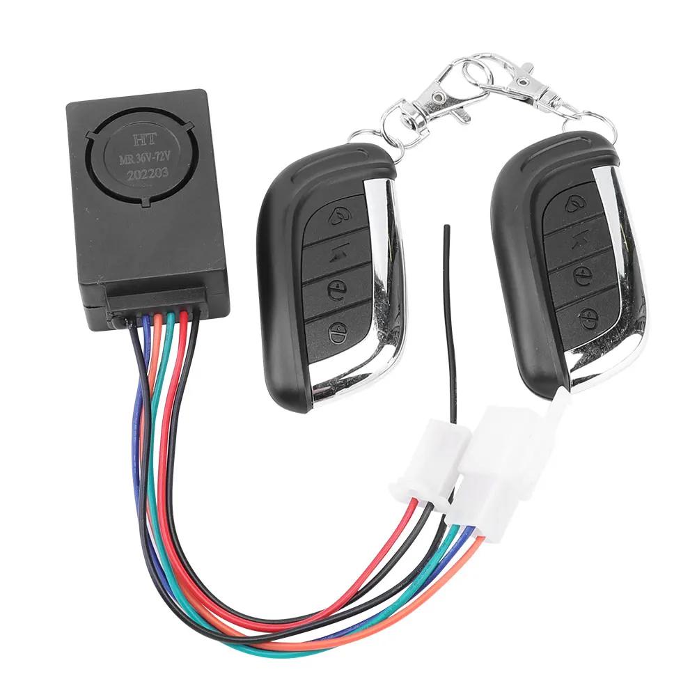 Anti-Theft E-bike Alarm System Smart Electric Scooter Bicycle Security Anti Lost Remote Control Detector Alarm