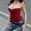 Pure Desire Strapless Corset: Sexy, Fashionable, Unique Waist-Cinching Top for Women