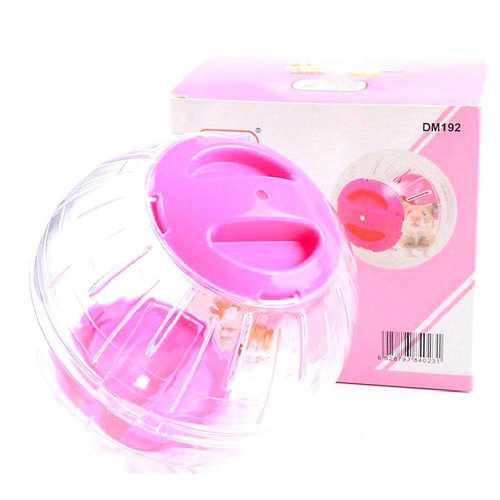 

Цікава іграшка для дресирування мишей і гризунів. Маленький вихованець. Іграшка-тренажер. Хом як, що бігає м яч рожевий