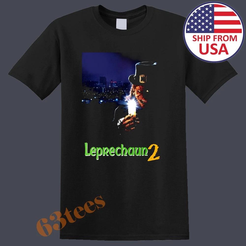 

Leprechaun 2 Horror Movie Men s T-Shirt Women s Tee Top Unisex Black Size S to 5XL L