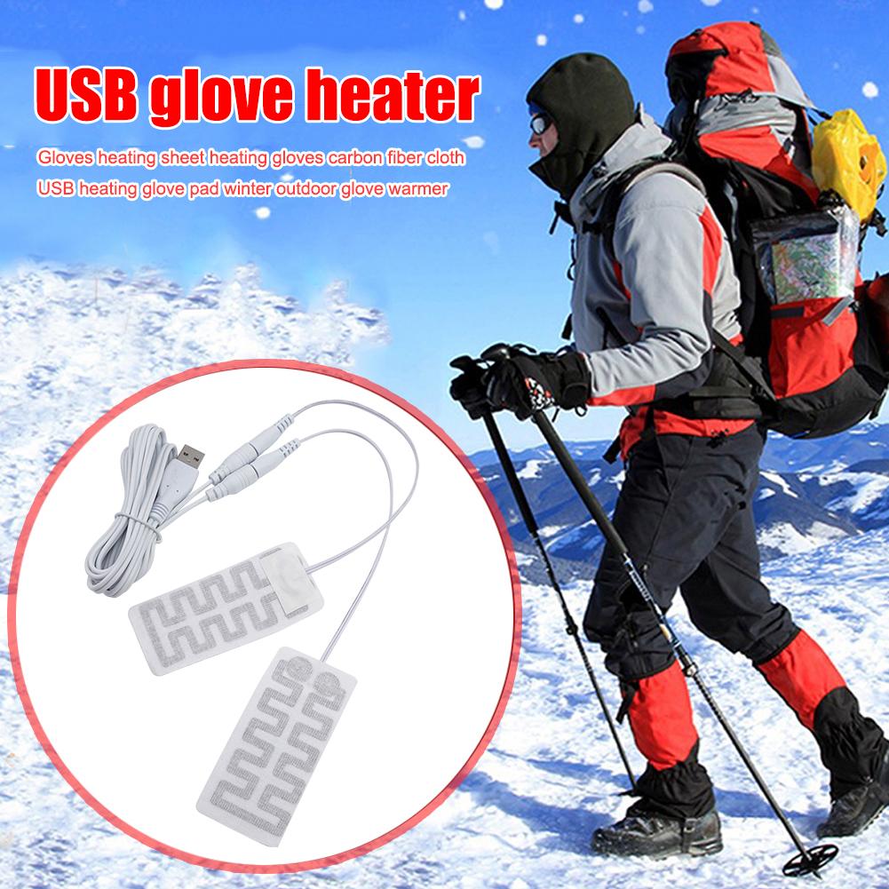 

Electric Heating Pad Portable Glove Heating Sheet Lightweight Carbon Fiber 5V for Outdoor Camping Hiking Winter Hand Warm spain