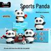 Graceful Sport Panda Blind Box Figurine - Cute Desk Ornament & Small Gift