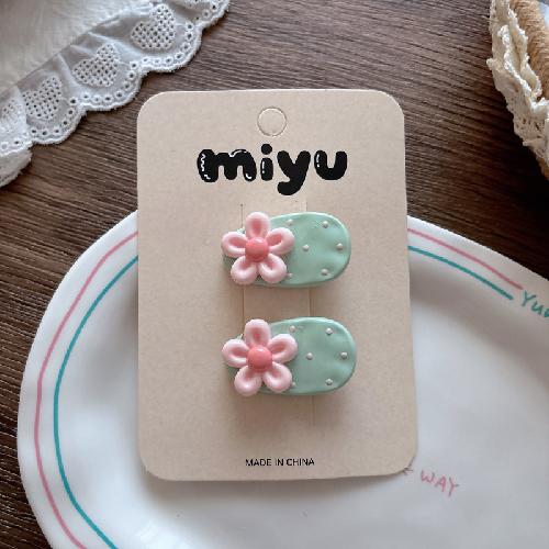 Autumn Retro Coffee Color Love Bow Hairpin Temperament All-match Children's Hair Accessories Side Bangs Hairpin Headdress