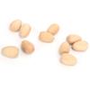 10pcs Lightweight Faux Eggs Not Easily Broken Wooden Craft Eggs  Family Decoration