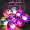 Luminous Crystal Elastic Bouncing Ball with Rope - Flashing Children's Toy