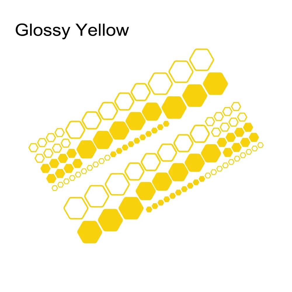 Car Honeycomb Hexagonal Combination Stickers Polygonal Waterproof Vinyl Decals Decoration DIY Side Body Auto Styling Accessories