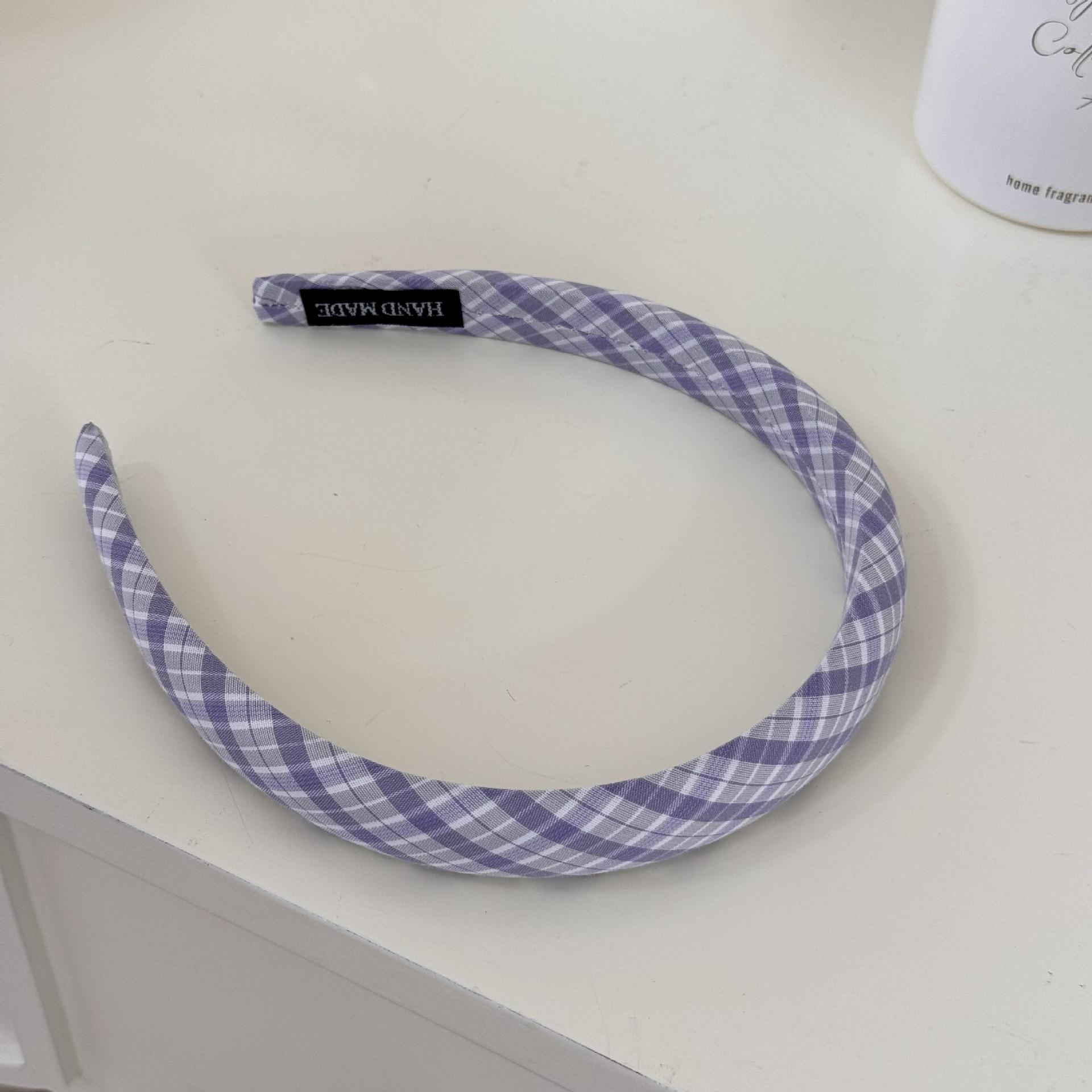 

Корейский фиолетовый однотонный НОВЫЙ простой колледж стиль полосатый высокий череп топ повязка на голову универсальная большая резинка для волос пучок веревка головной убор