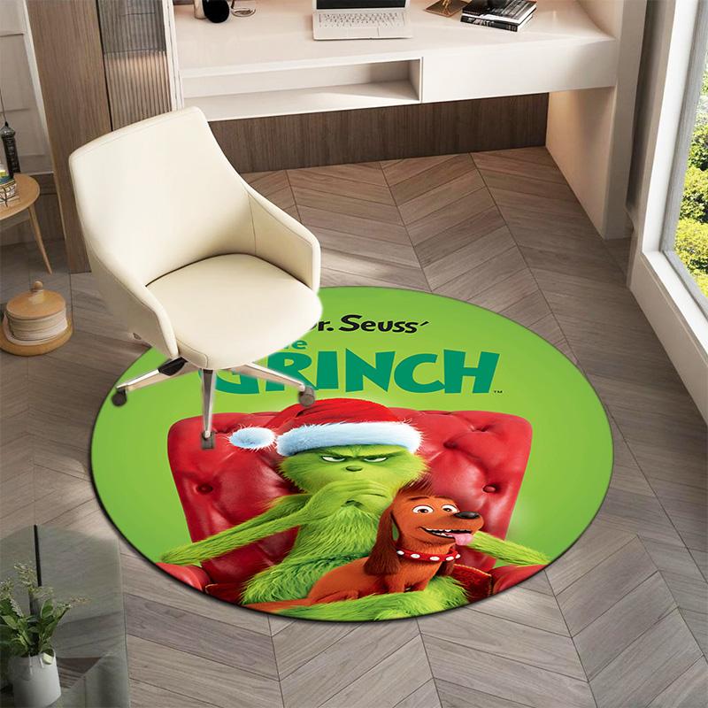 American Christmas Comedy How the Grinch Stole Christmas carpet Household goods decoration anti slip home table and chair mat aisle door mat carpet 25