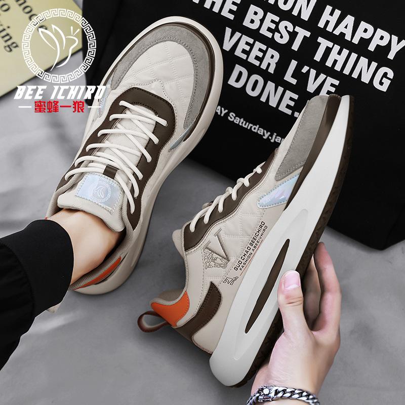 Couple dad shoes fashion versatile casual sports men's shoes new spring and summer breathable leather