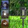 Solar-Gartenleuchten, LED-Solarleuchten, 2 Stück