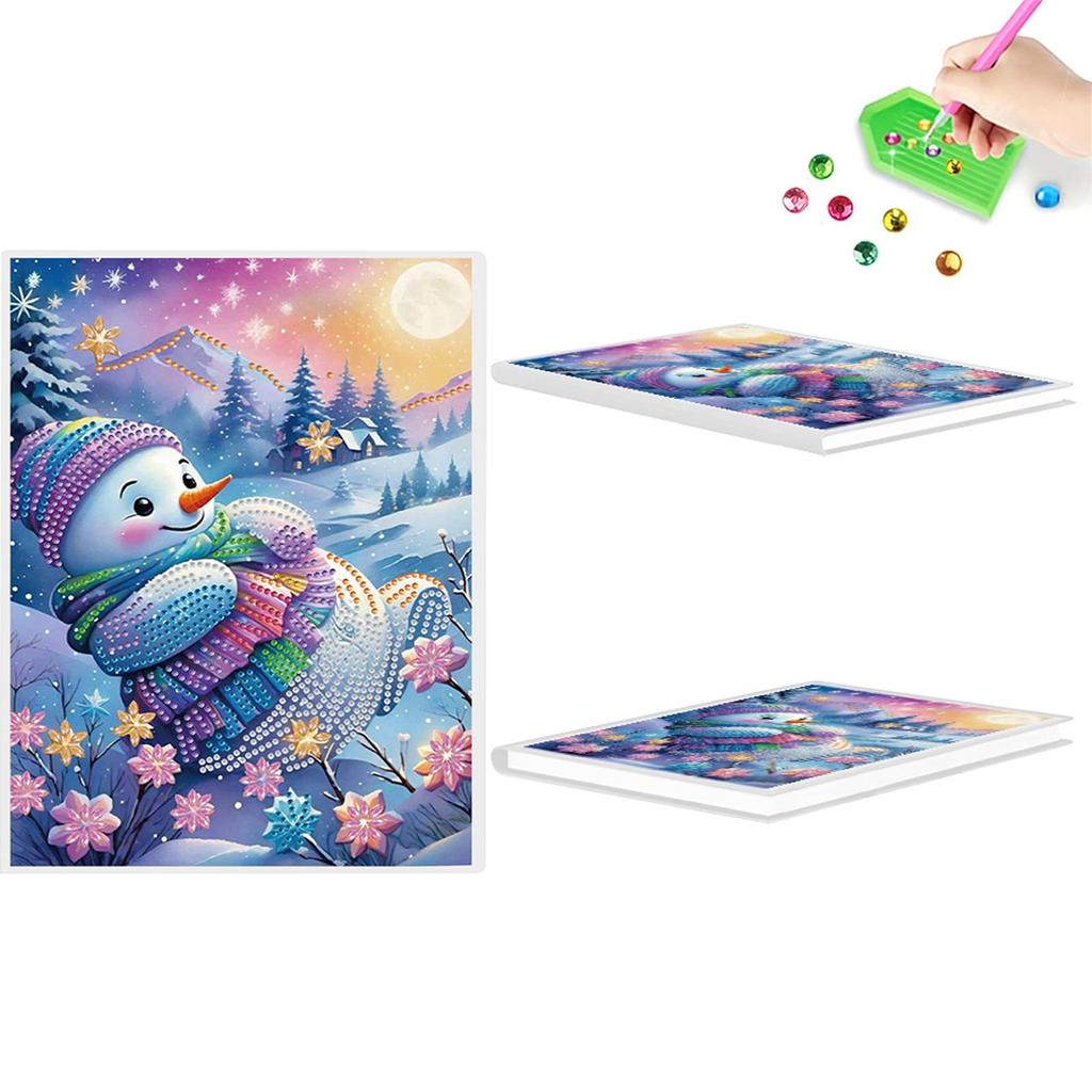 Animal Special Shaped Diamond Painting Journal Notebook 50 Pages Crystal Notepad Sketchbook for Birthdays Or Christmas Gifts