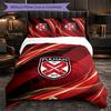 Set Biancheria da Letto Fulham Football 3 Pezzi Morbido Set Copripiumino con Federe Set Decorazione Camera da Letto per la Casa