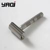 YAQI Raw Color Version Bohemia 316 Stainless Steel Adjustable Baseplate Men Safety Beard Razor - Classic Shaving Tool