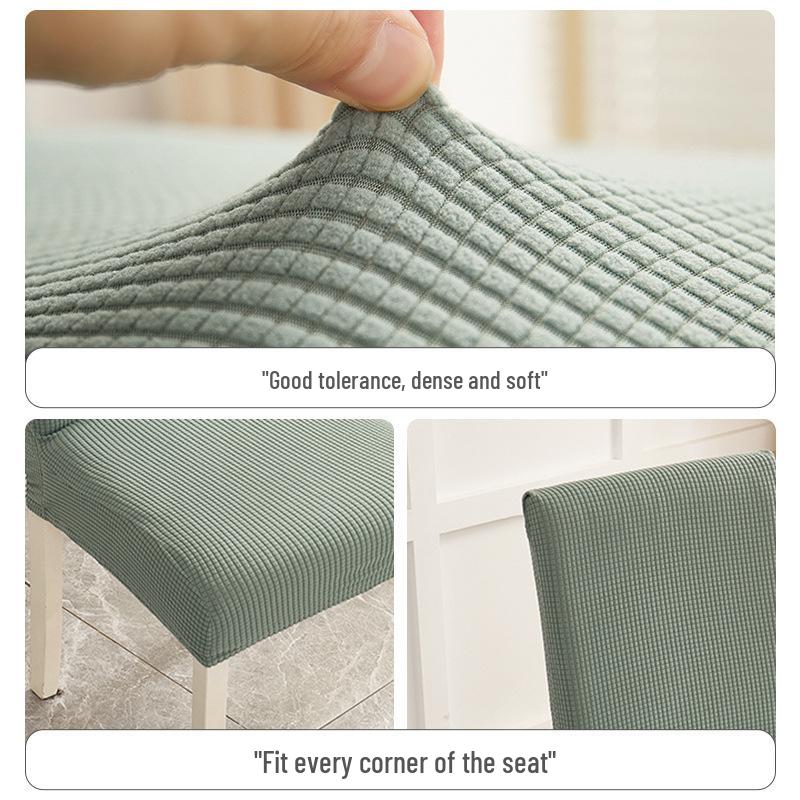 Universal Elastischer Stuhlbezug - Fleckenabweisend, Allumfassend für Esszimmerstühle und Hocker