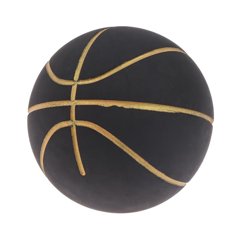 6Cm High Elastic Mini Rubber Basketball Decompression Hollow Elastic Ball Children'S Toy Outdoor Sports Beach Mini Basketball