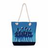 Multifunctional Rhythmic Gymnastics  Printed Thick Rope Shoulder Beach Bag 7580