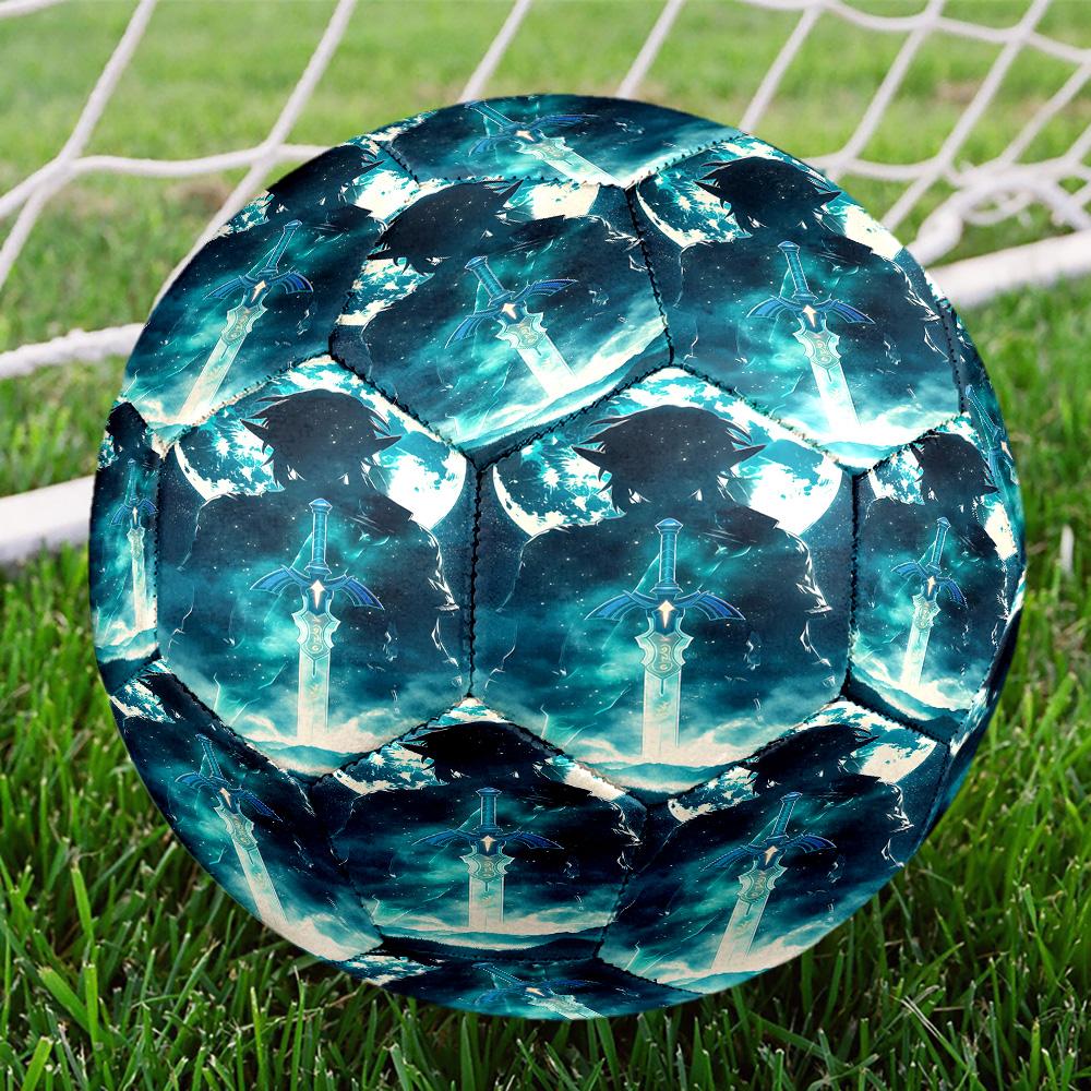 The Legend of Zelda Print Size 5 Soccer Ball, Standard Match Football for Sports Game and Team Practice, Ideal Gift for Soccer Fans