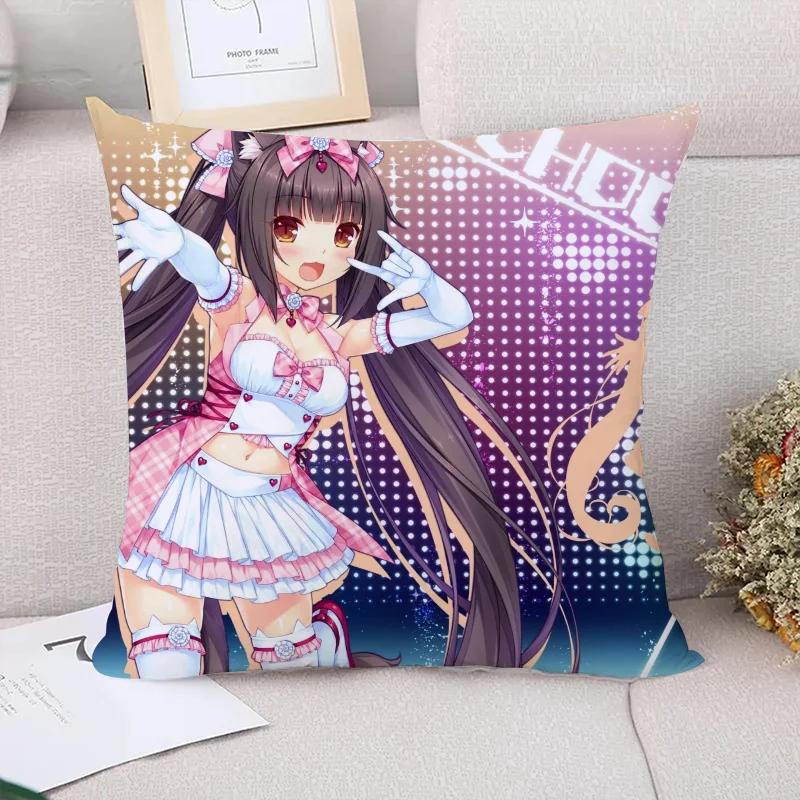 Cushion Cover  NekoPara Pillowcases for Pillows x Cushions Covers for Bed Pillows Pilow Cases Car Decoration Pillowcase