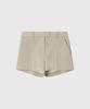 Lugkaeseuteu Elodie Low Waist Micro Shorts_Beige