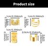 Crown Dreadlock Hair Rings Enhances Style Lightweight and Practical Hair Charm Easy To Use For Parties Festivals