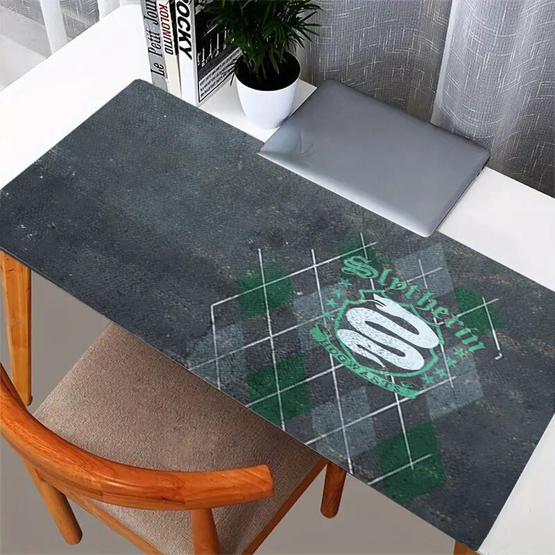 1pc Slytherin Hogwarts Snake Crest Computer Pad with Vibrant Print, Mouse Pads for Desk 032