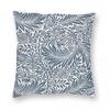 William Morris Larkspur Delphinium Square Pillowcase Polyester Linen Velvet Creative Zip Decorative Home Cushion Cover