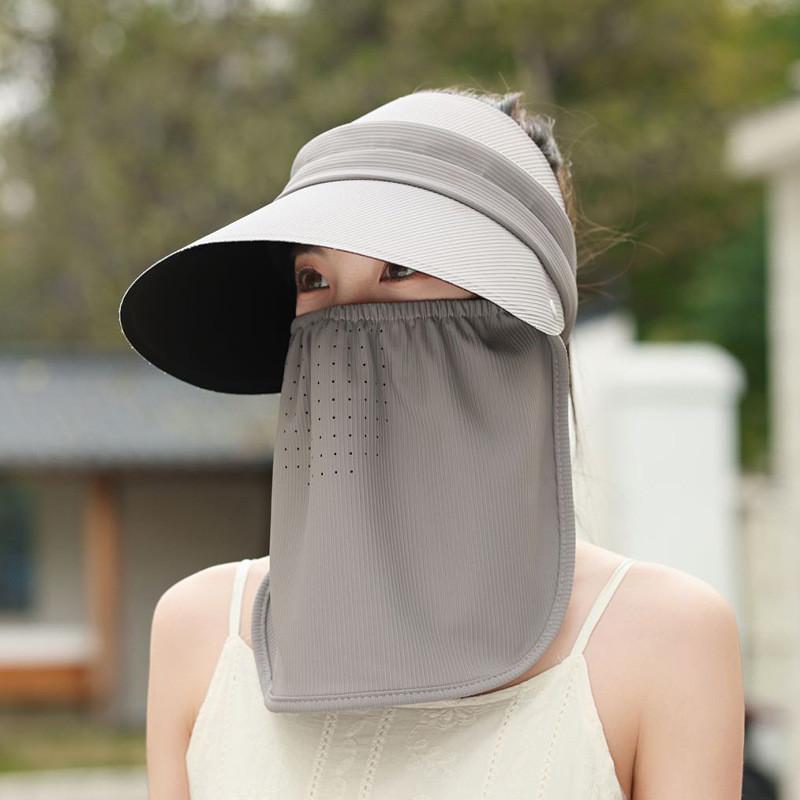 Summer Outdoor Sun Hat With Removable Face Shield For Women Lightweight Uv Protection