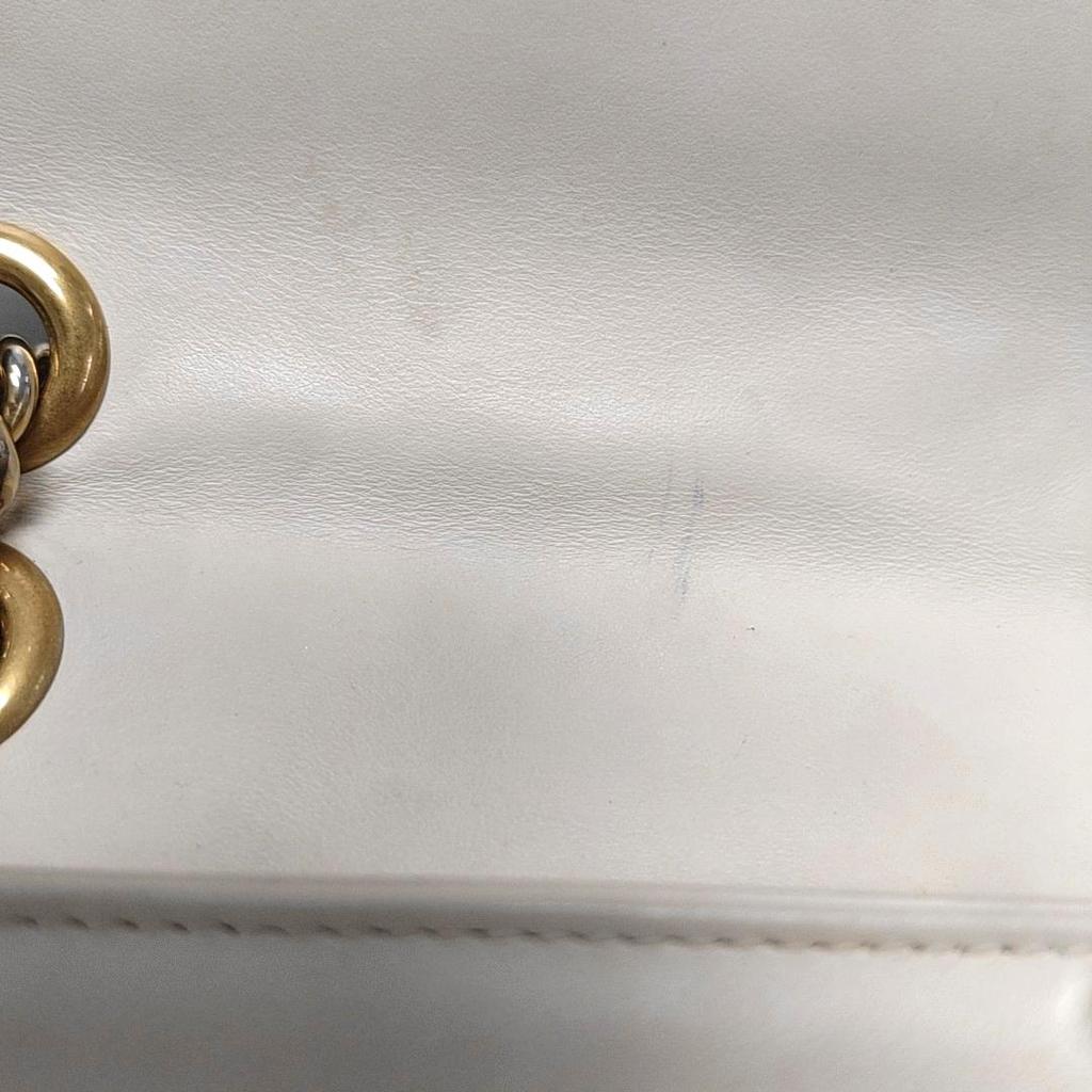 [Pre-Owned] Gucci GG Marmont Matelassé Mini Bag 'White' - Good #BI8M2W