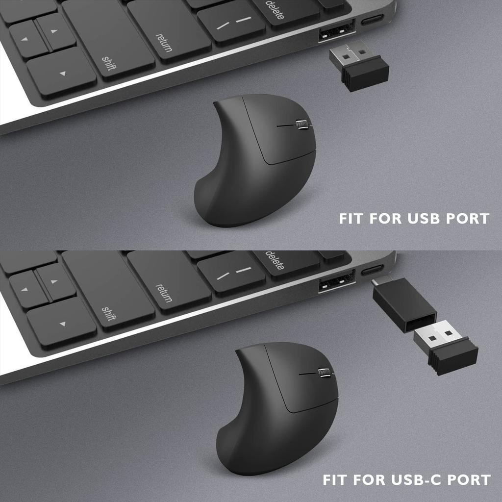 Neises Ergonomic Bluetooth Mouse for MacBook MacBook and Laptops Rechargeable Wireless Mouse iPad, Air, Mac, Pro, Mini, iMac, -