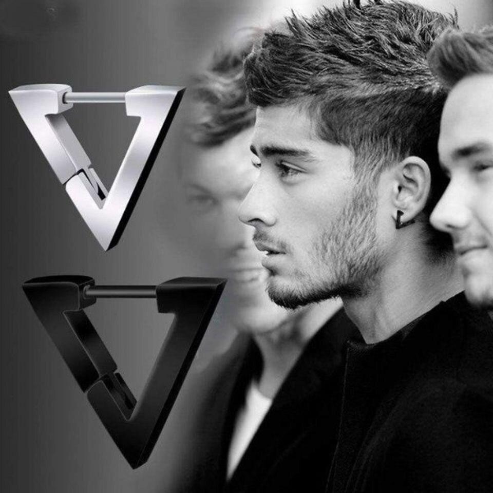 New Simple Stainless Steel Small Hoop Earrings For Women Men Geometric Cartilage Ear Piercing Jewelry