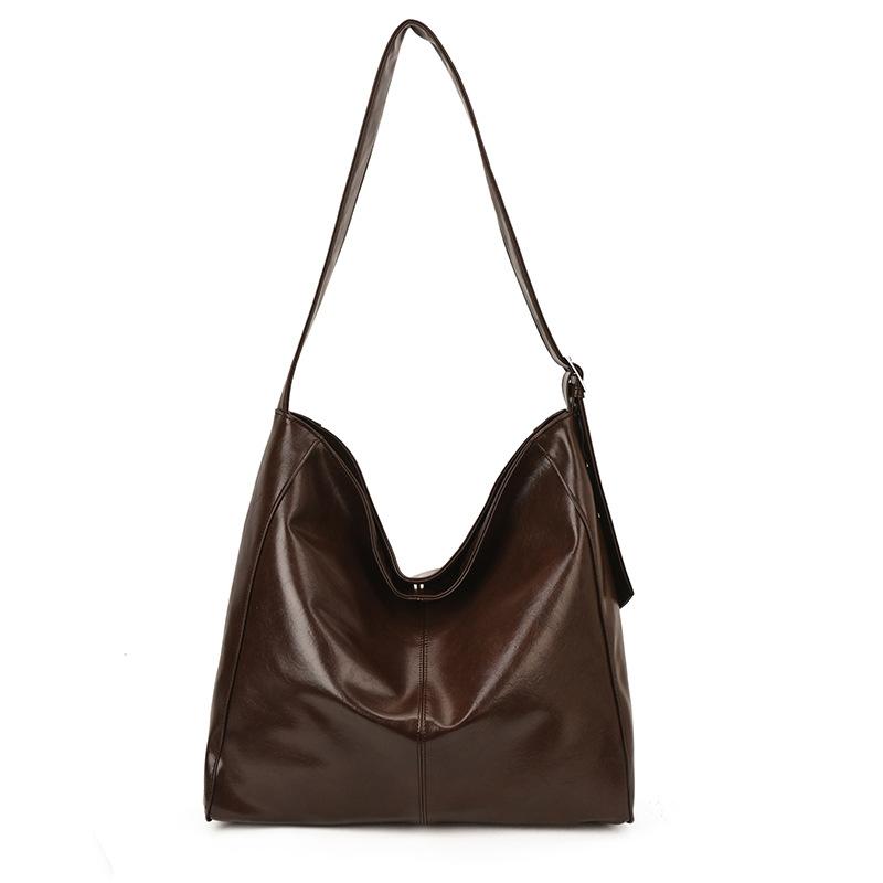 Single-shoulder Women's Crossbody Bag, Simple and Fashionable Commuter Tote Bag, Large-capacity Underarm Bag