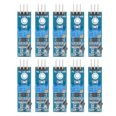 10PCS Hall Switch Magnetic Sensor Modules Speed Counter Detection for Intelligence Car