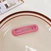Morandi Color Hair Clip for Women - Trendy Square Side Bangs and Headdress Accessory