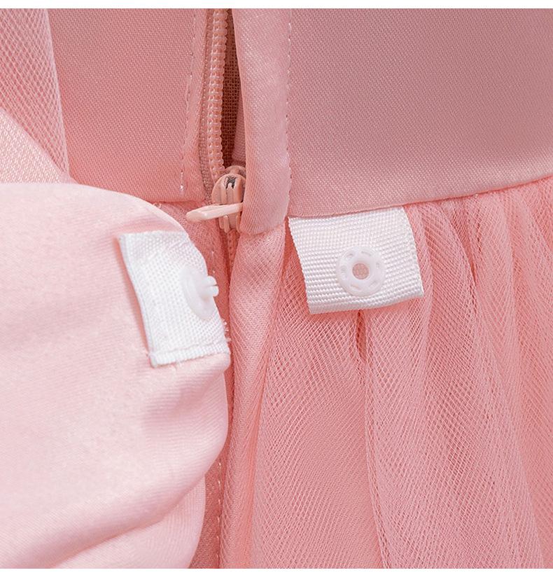 Glitzerndes flauschiges Netz-Prinzessinnenkleid für Baby-Mädchen - 1. Geburtstag & Abendmode