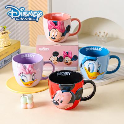 Mickey Mouse 3D hrnek Kreativní keramický hrnek na kávu s uchem Pěkný hrnek pro pár Dárek Hrnek do domácnosti a kanceláře