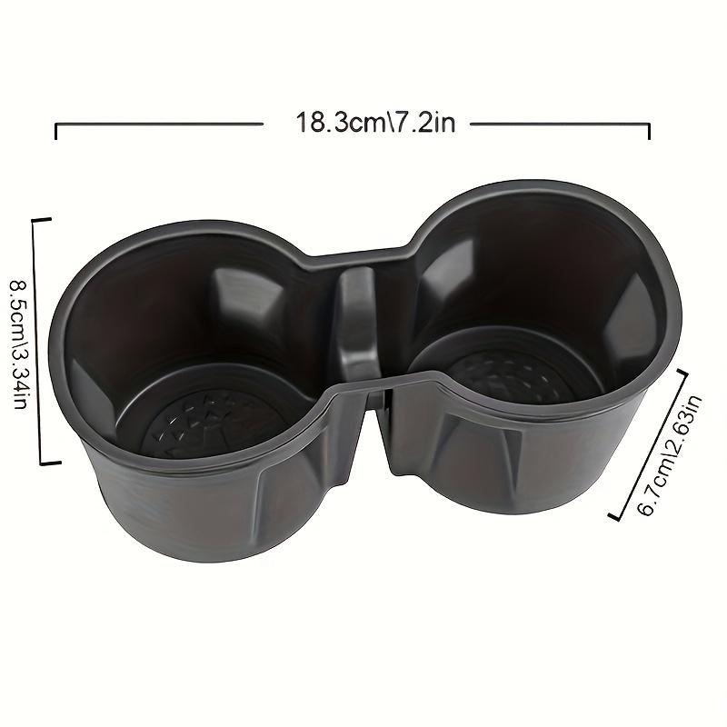 Tesla Model 3/Y circular cup holder plug-in - center console slot limiter and car interior accessories