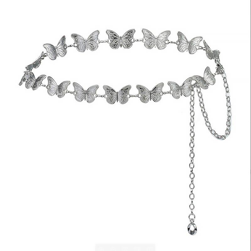 Butterfly Metal Waist Chain Accessories Belt Chain Skirt Accessories