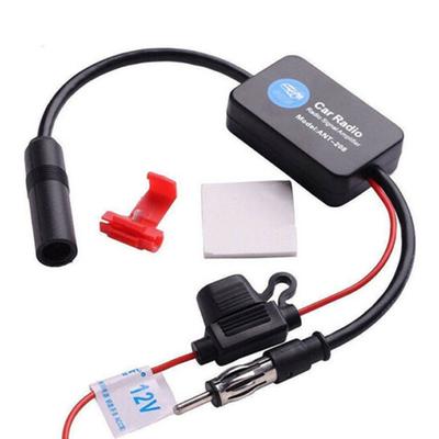 Auto Car FM AM Radio Segnale stereo Antenna Amplificatore di segnale aereo Booster 12V