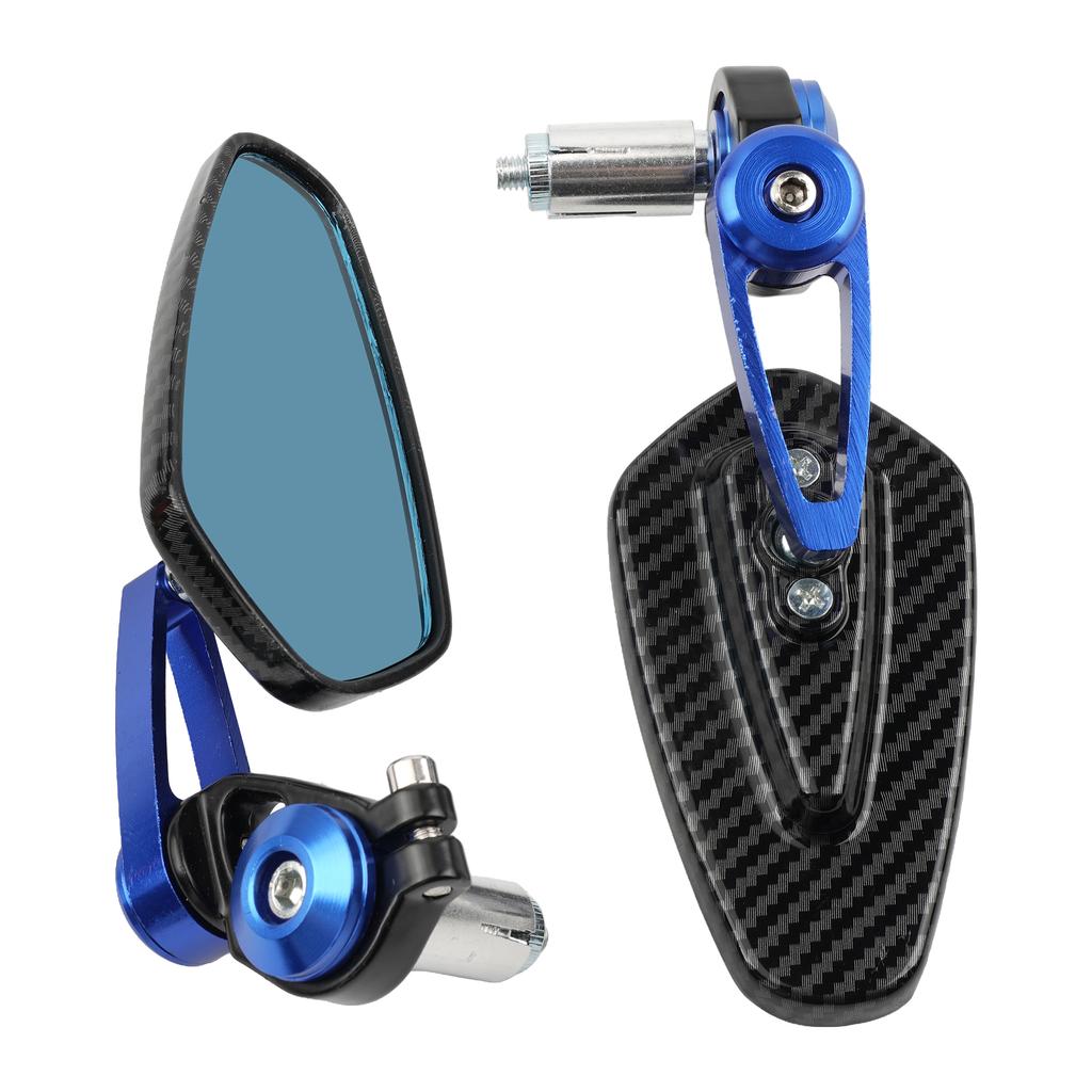 7/8" 22mm CNC Motorcycle Rearview Mirrors Universal Clear Glass Scooter Bar End Handlebar Mirror Rear View Mirror Accessories