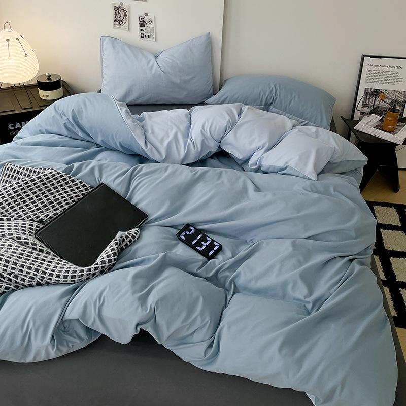 4-piece Cotton Bed Sheet Quilt Cover Student Dormitory Cotton Bed Hats Bedding