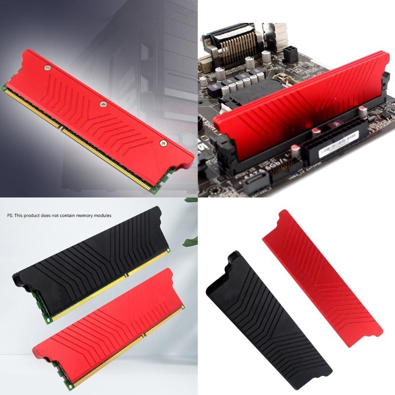 Computer Water Coolers Aluminum Alloy Memory Coolers Memory Cooling Vest Memory Heat Dissipation Pad for DDR5 Desktop