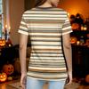 Women's Halloween Print Short Sleeve T-Shirt Casual Fashion Top